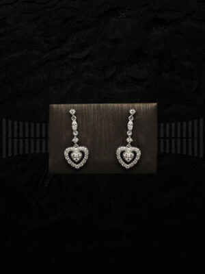 Pendientes de Oro Blanco con Diamantes