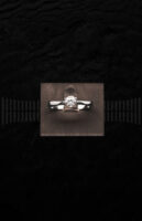 Sortija de Oro Blanco con Diamante