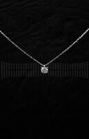 Colgante de Diamante con Oro Blanco (S)