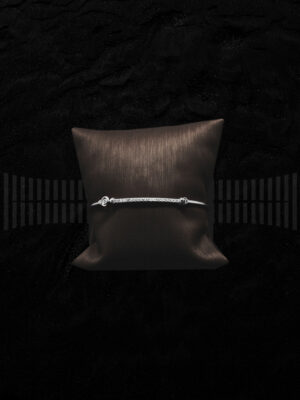 Pulsera de Oro Blanco con Diamantes