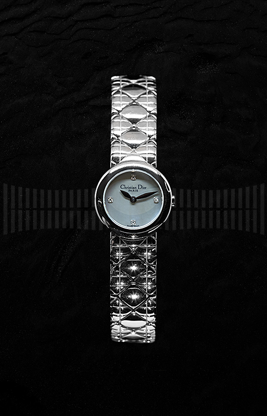 Reloj Dior de Acero con Esfera de Nácar Diamantes – Joyería Jenaro