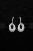 Pendientes de Oro Blanco con Diamantes