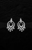 Pendientes de Oro Blanco con Diamantes