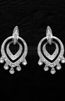 Pendientes de Oro Blanco con Diamantes