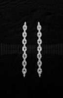 Pendientes de Oro Blanco con Diamantes