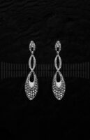 Pendientes de Oro Blanco con Diamantes