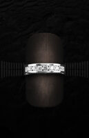 Sortija Quintillo de Oro Blanco con Diamantes - Grande