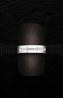 Sortija de Oro Blanco con Diamantes