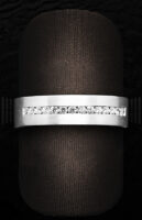 Sortija de Oro Blanco con Diamantes