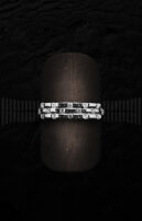 Sortija de Oro Blanco con Diamantes