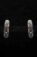 Pendientes de Oro Negro con Diamantes