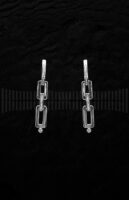 Pendientes de Oro Blanco con Diamantes