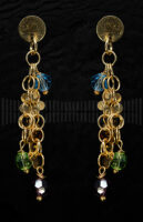 Pendientes de Oro Amarillo con Circonita