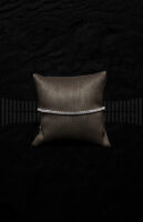 Pulsera de Oro Blanco con Circonitas tipo Riviere