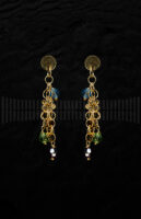 Pendientes de Oro Amarillo con Circonita