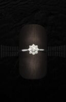 Roseta con brillantes