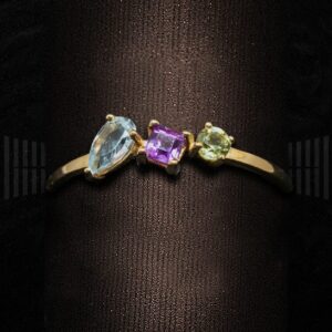 BAO 150459 SORTIJA ORO AMARILLO PIEDRAS COLOR-detalle