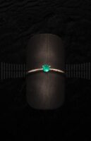 Sortija Oro Amarillo Esmeralda