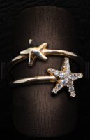 Sortija Oro Rosa con Diamantes (Estrellas)