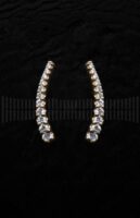 Pendientes Trepadores Oro Amarillo y Brillantes