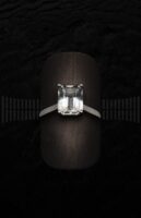 Sortija Oro Blanco Aguamarina