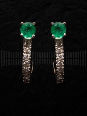 LUM BT PD5E PENDIENTE BRILLANTES Y ESMERALDA-detalle