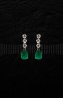 Pendientes Brillantes y Esmeralda