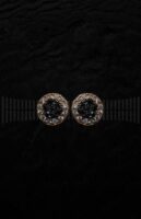 Roseta Oro amarillo brillante negro y brillante blanco