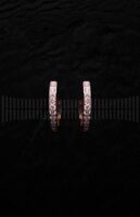 Pendientes aro brillantes