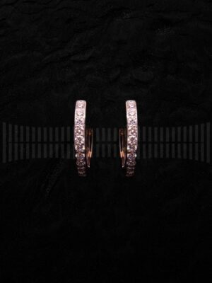 Pendientes aro brillantes