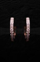 Pendientes aro brillantes