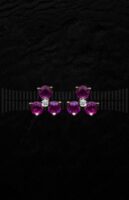 Roseta Oro Rosa rubí y brillante