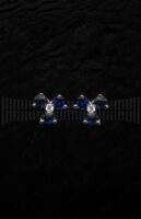 Pendiente Oro blanco zafiro y brillante