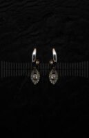 Pendientes Oro Combinado brillantes