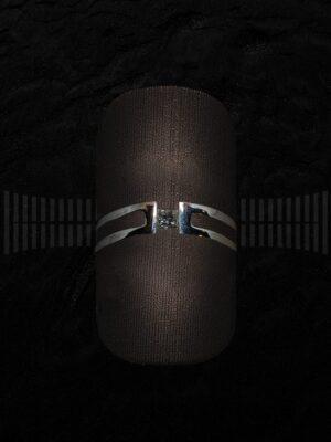 Solitario Oro Blanco