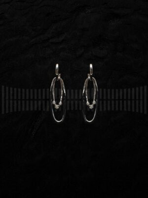 Pendientes Oro Blanco brillantes