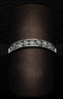 Sortija Quintillo Brillantes Oro Blanco