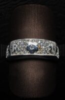 Sortija Oro Blanco y Circonitas