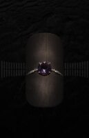 Sortija Oro Rosa Amatista y Diamantes