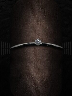 SSF BT 649-00192 SOLITARIO DIAMANTE ORO BLANCO-detalle