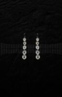 Pendiente chato brillante