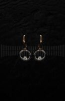 Pendientes Oro Blanco y Oro Rosa con Diamantes