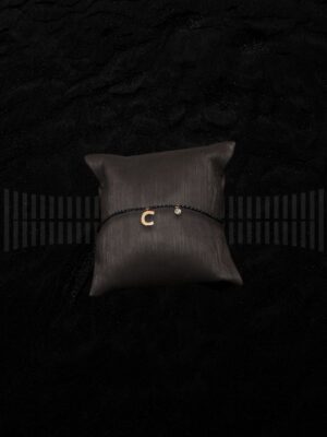 Pulsera Oro y brillantes con inicial