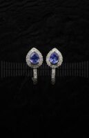 Pendientes Roseta Tanzania y Diamantes