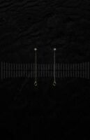 Pendiente chatón circonita con cadena desmontable