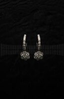 Pendientes de Oro Blanco con Brillantes