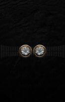 Pendientes Chaton y Brillantes