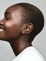 Pendientes de Aro Abrazo Brillante