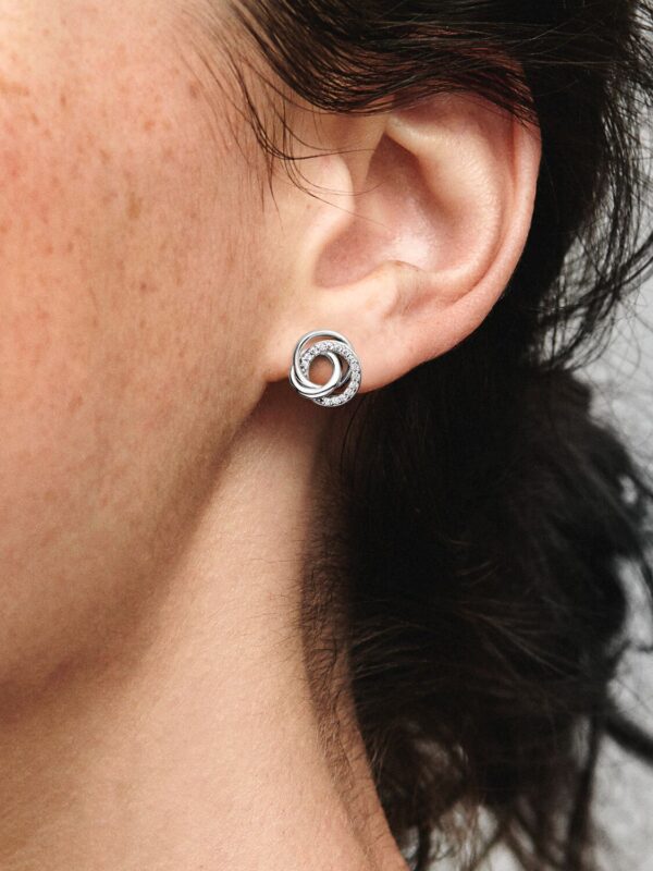 Pendientes de Botón Familia Unida para Siempre