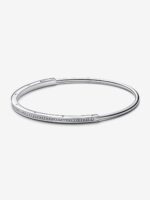 Pulsera Rígida Pandora Signature I-D Pavé